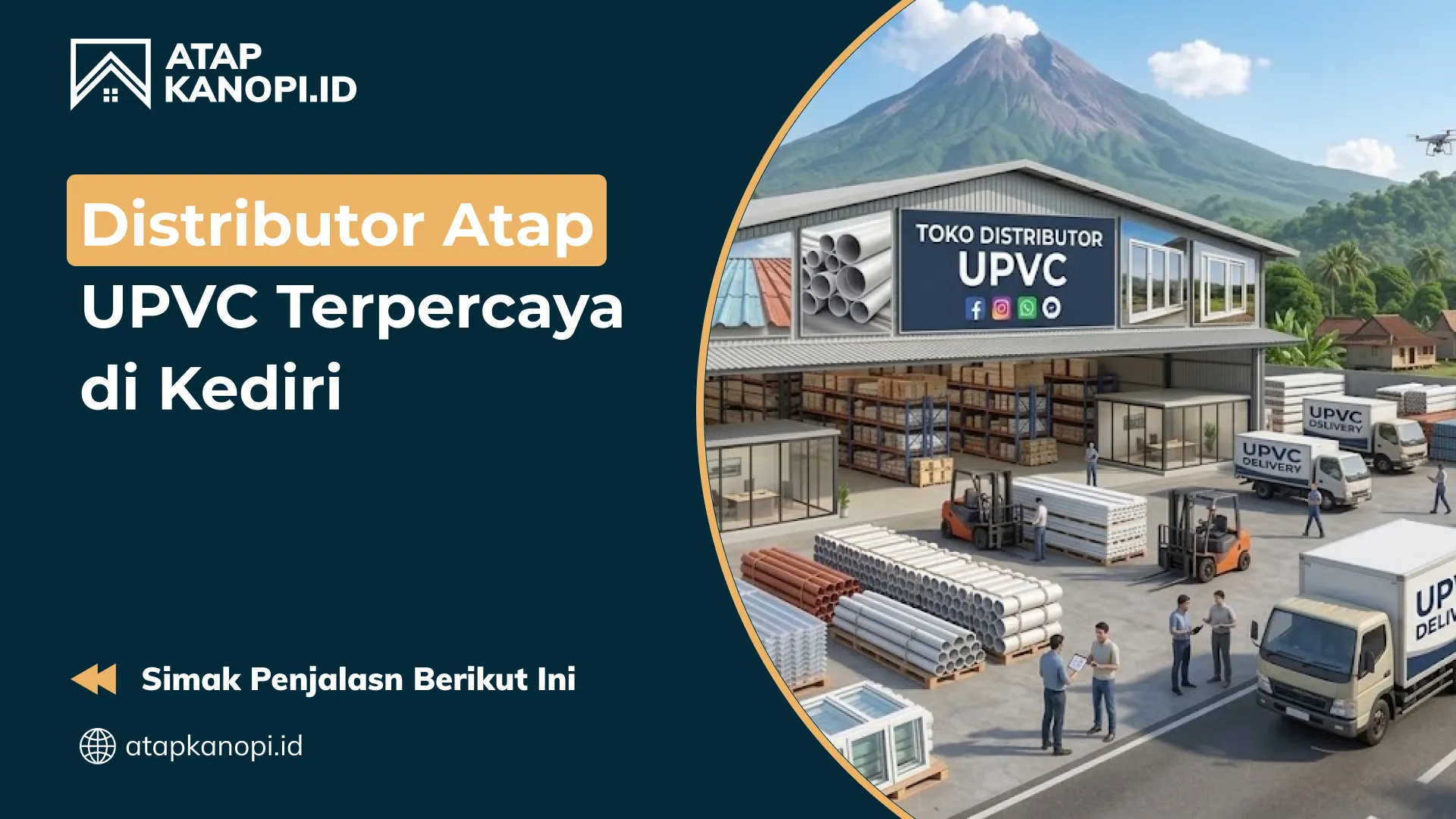 Distributor Atap UPVC Terpercaya di Kediri