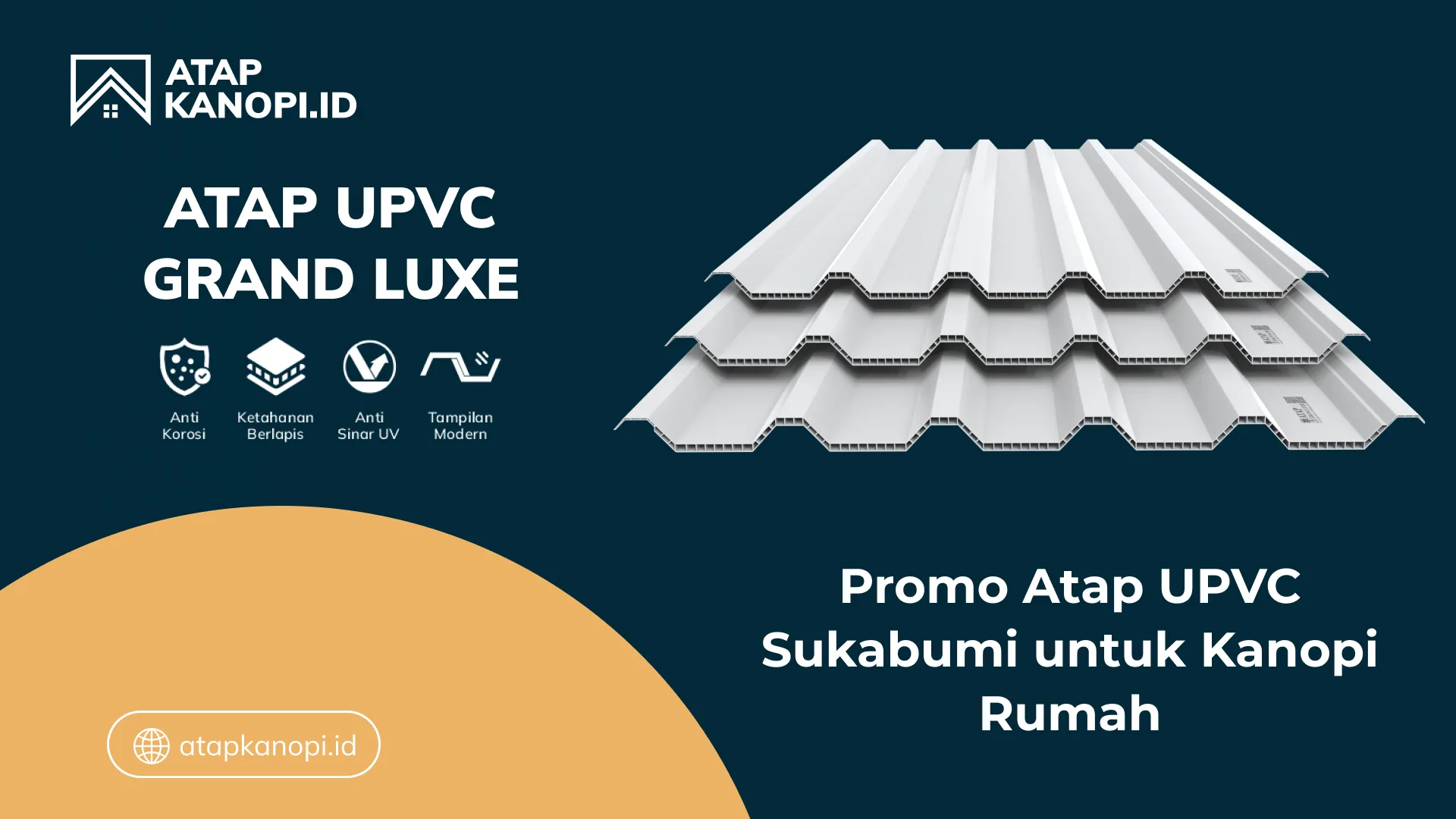 02 Promo Atap UPVC Sukabumi untuk Kanopi Rumah