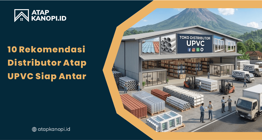 02 10 Rekomendasi Distributor Atap UPVC Siap Antar