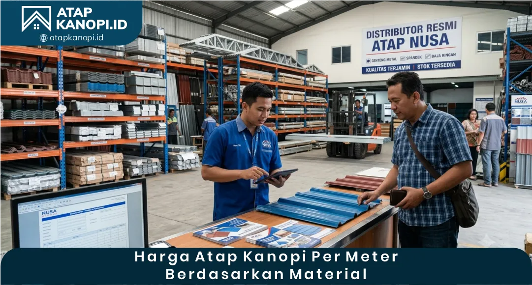 03 Harga Atap Kanopi per Meter Berdasarkan Material