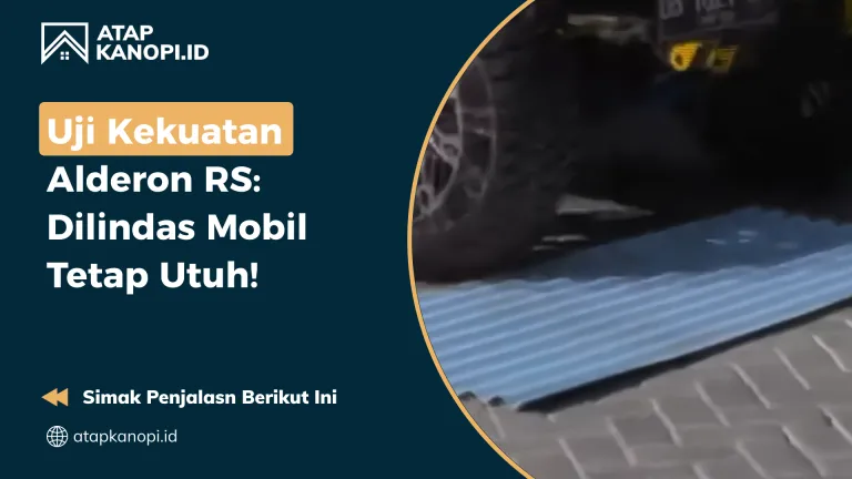Uji Kekuatan Alderon RS: Dilindas Mobil Tetap Utuh!