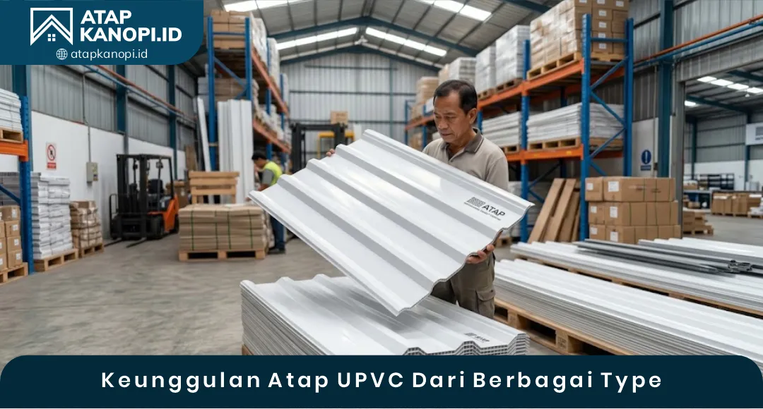 04 Keunggulan Atap UPVC dari Berbagai Type