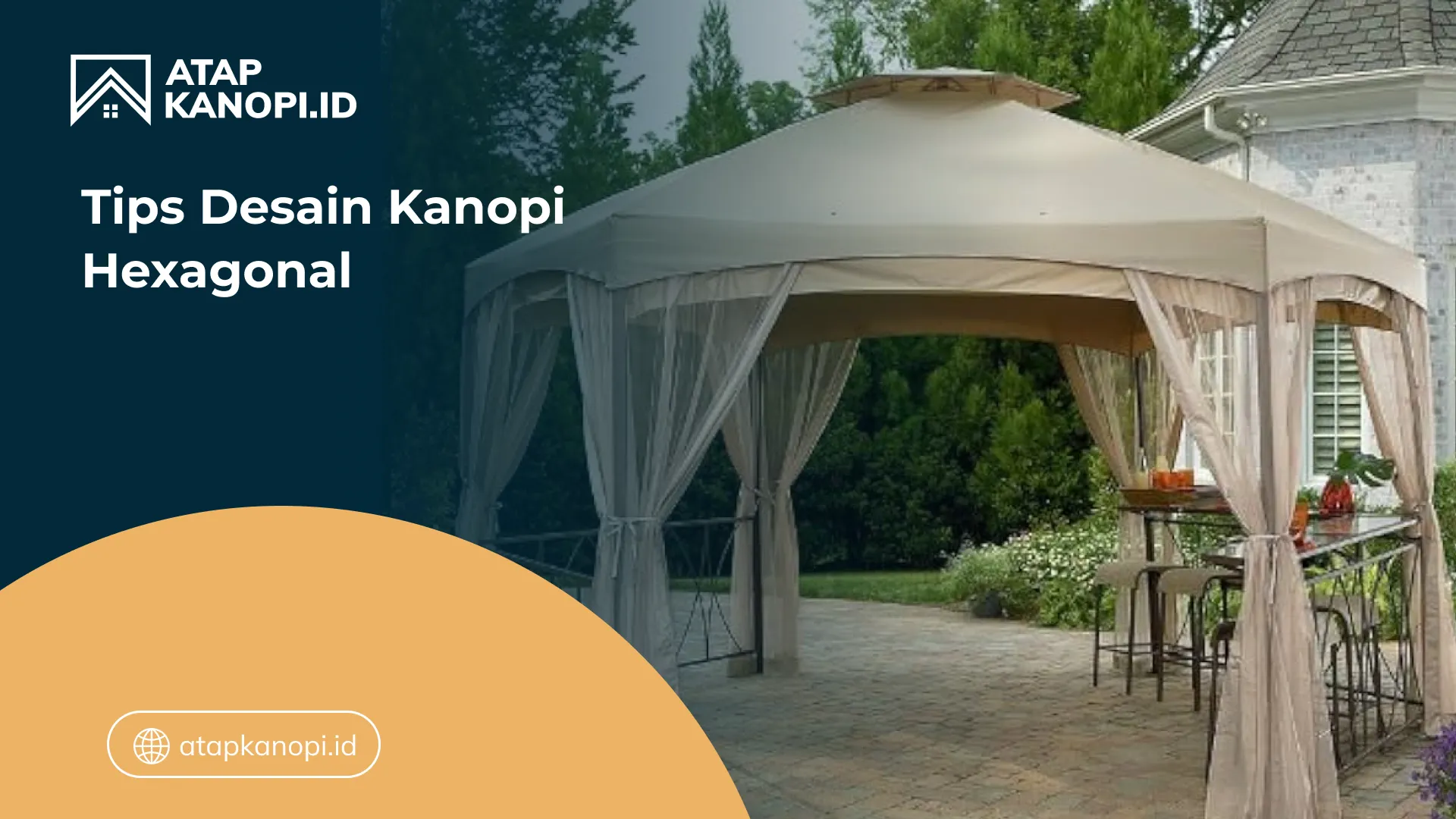 02 Tips Desain Kanopi Hexagonal