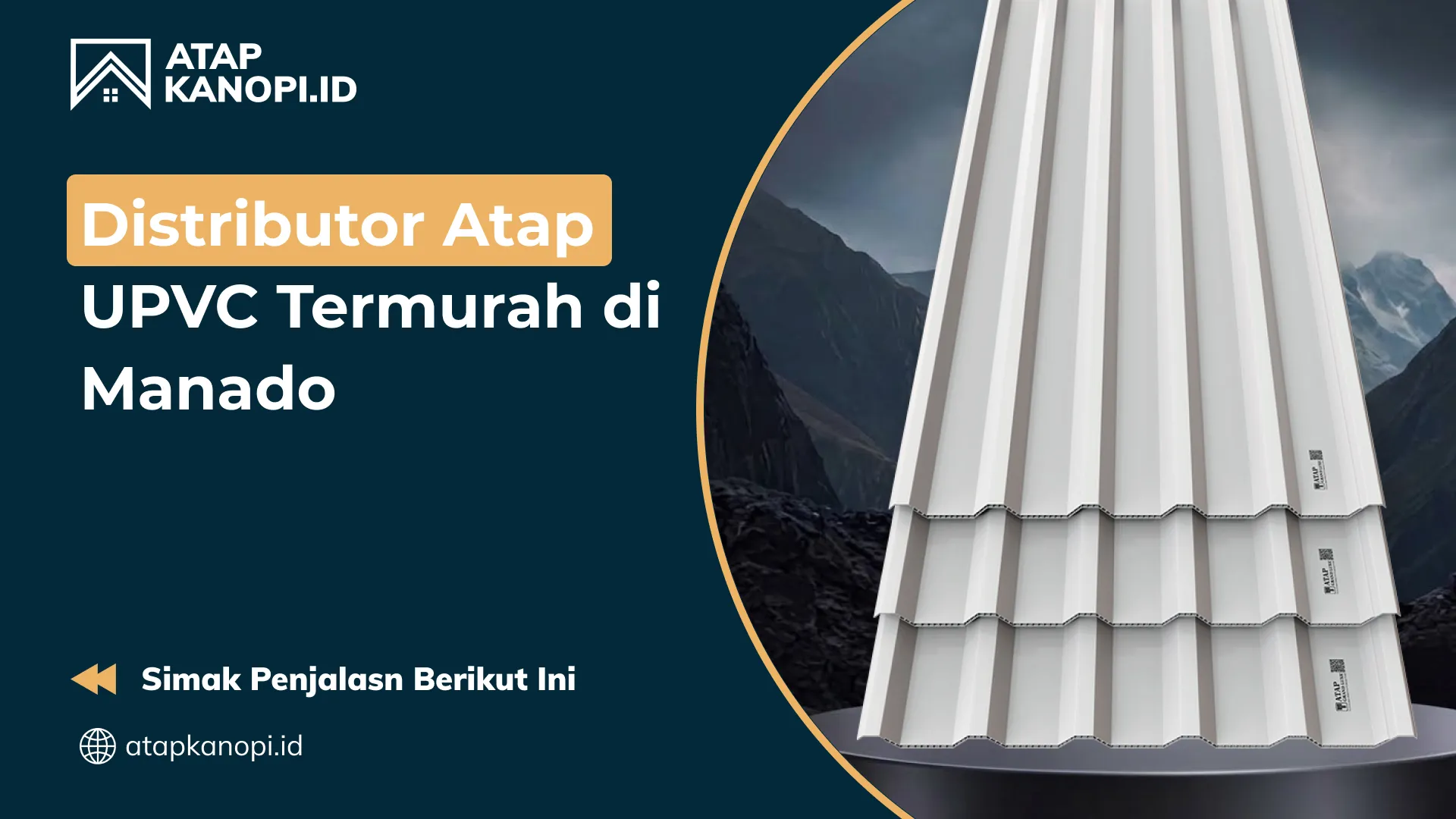 Distributor Atap UPVC Termurah di Manado