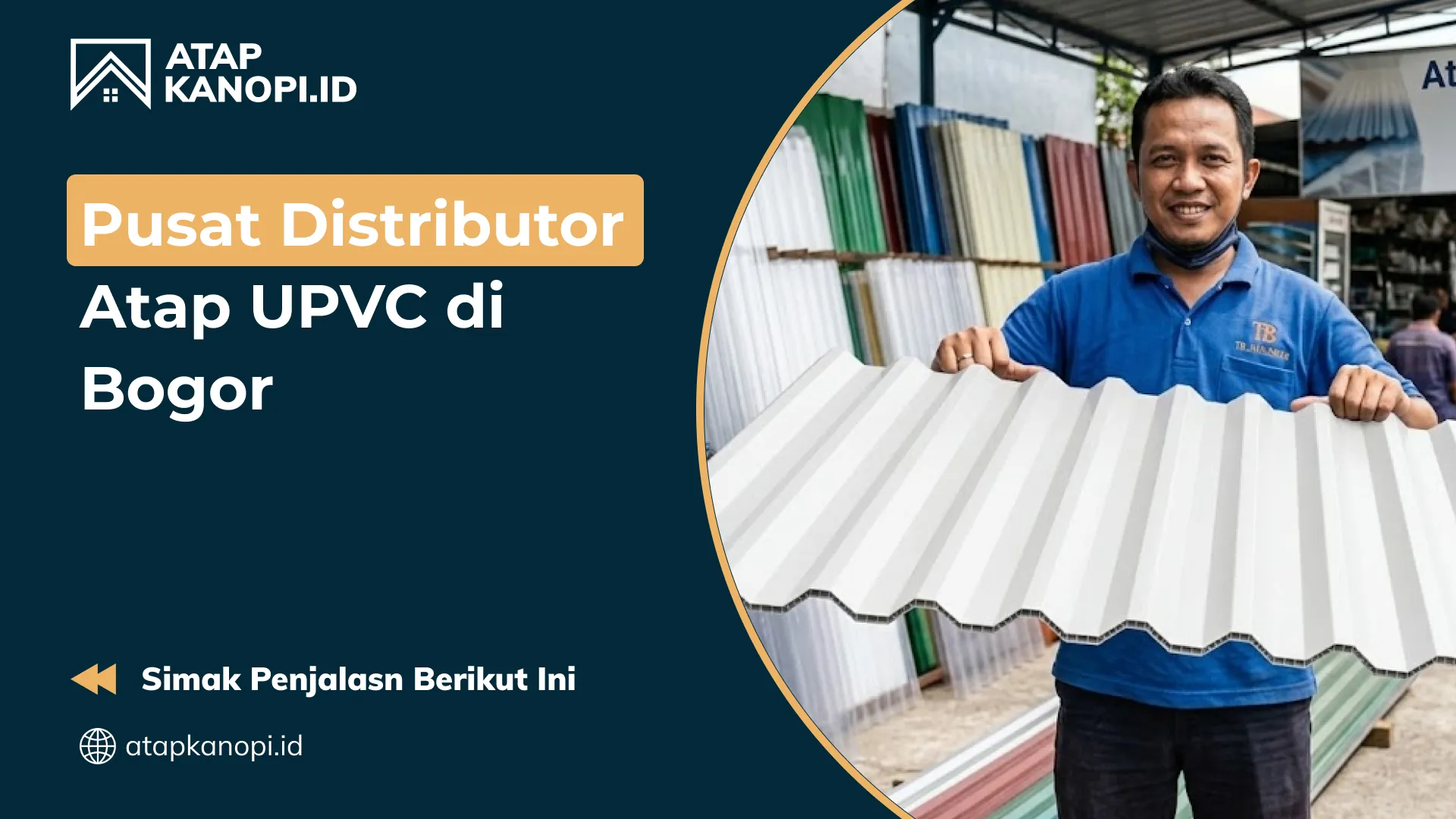 Pusat Distributor Atap UPVC di Bogor
