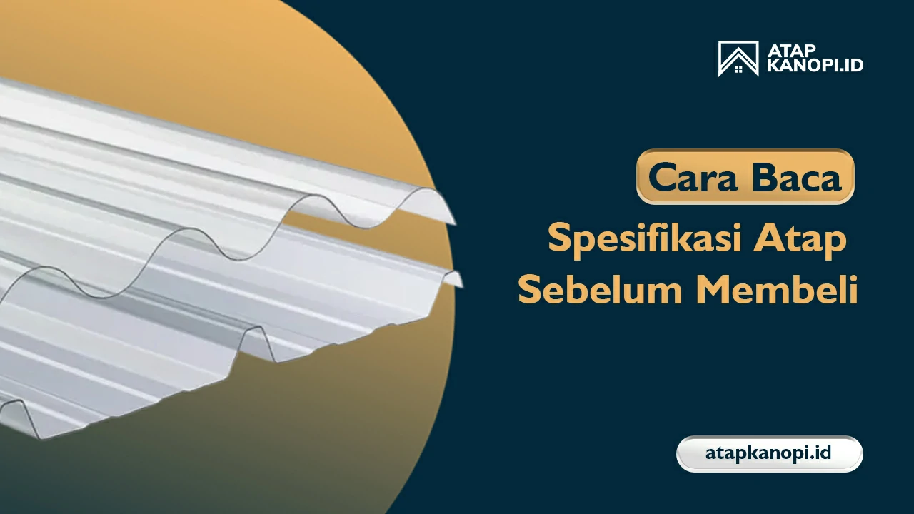 Cara Baca Spesifikasi Atap Sebelum Membeli