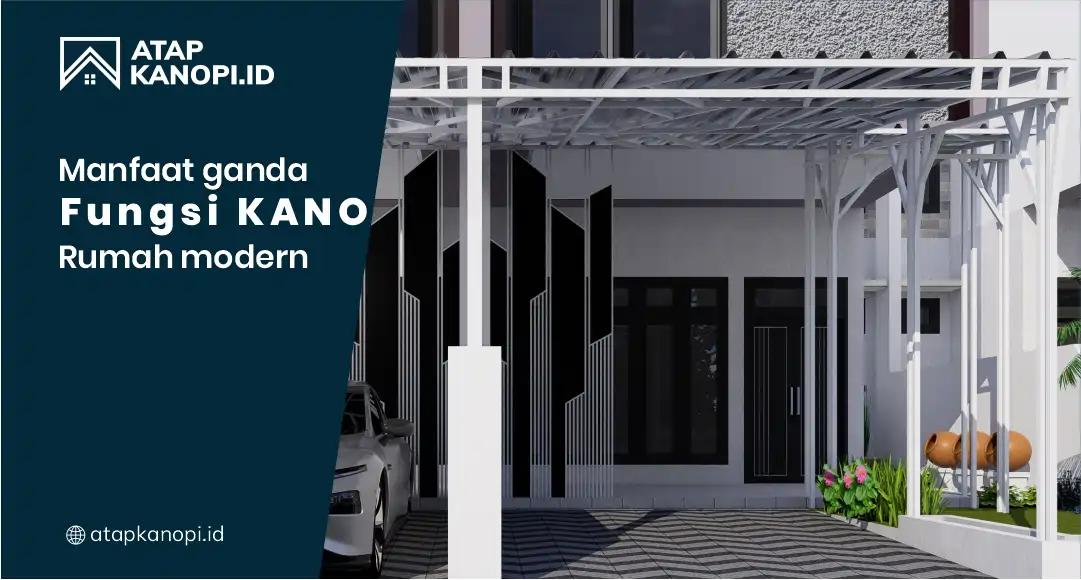 Manfaat Ganda : Fungsi Kanopi Rumah Modern