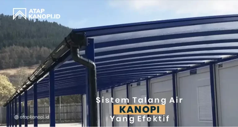 talang air kanopi efektif
