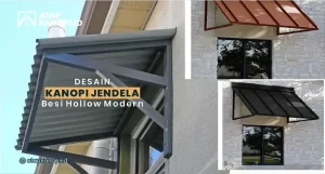Read more about the article Desain Kanopi Jendela Besi Hollow Modern