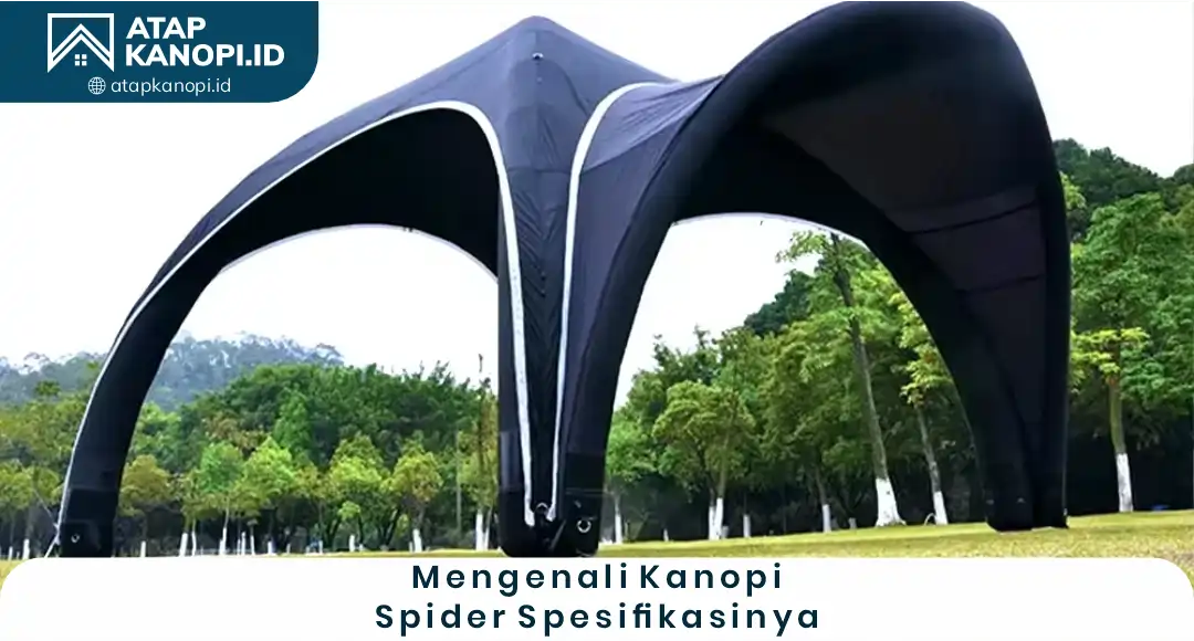 1. Mengenali Kanopi Spider Spesifikasinya