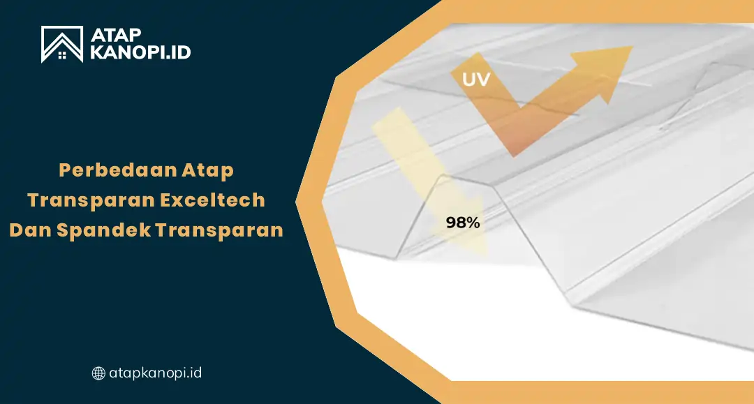 Perbedaan Atap Transparan Exceltech & Spandek Transparan