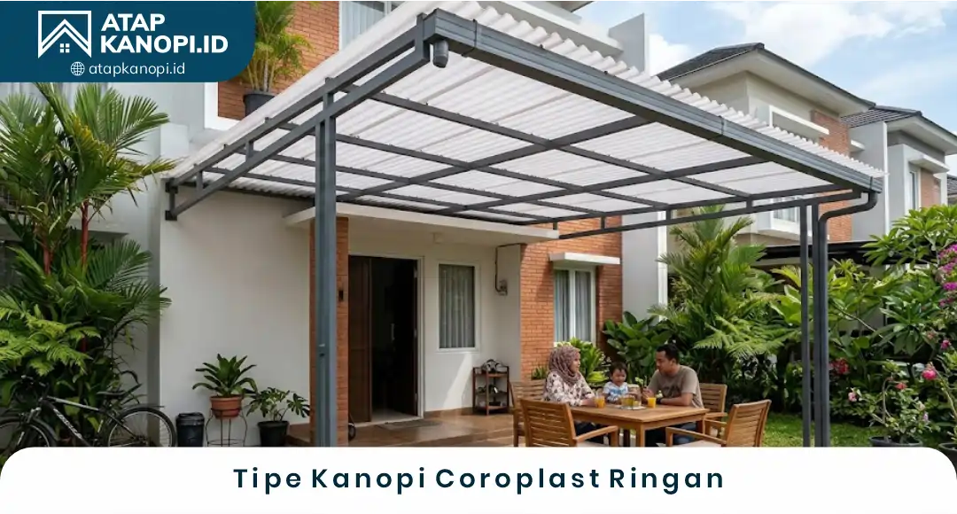 02 Tipe Kanopi Coroplast Ringan