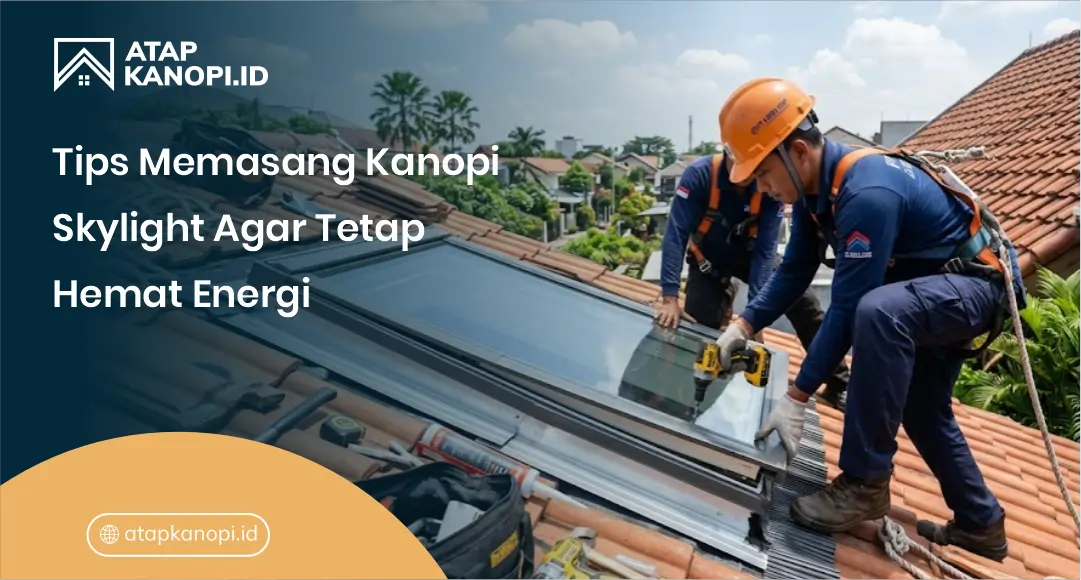 2. Tips Memasang Kanopi Skylight Agar Tetap Hemat Energi