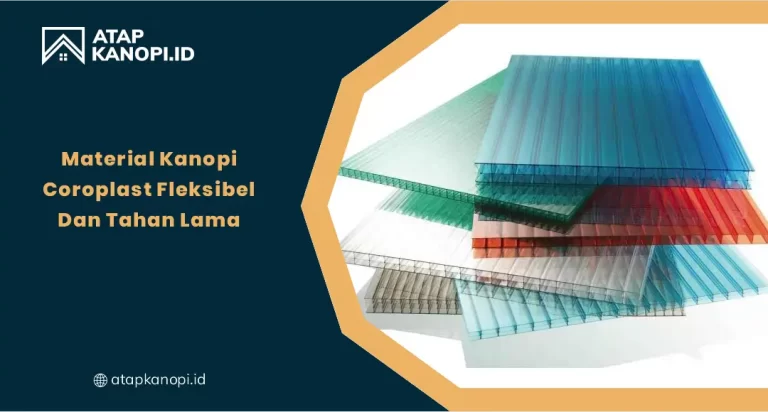 01 Material Kanopi Coroplast Fleksibel Dan Tahan Lama