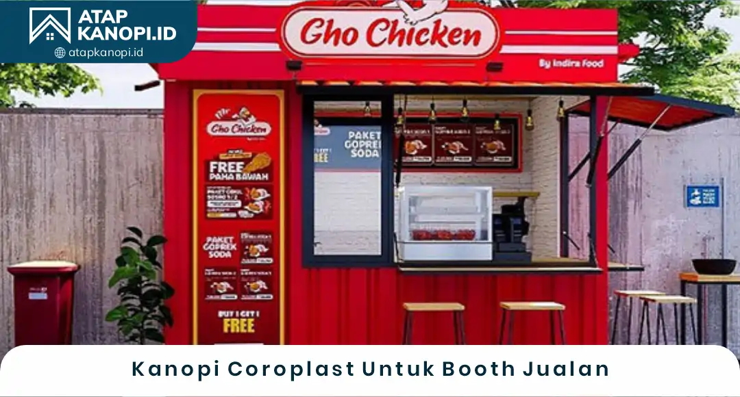 02 Kanopi Coroplast Untuk Booth Jualan