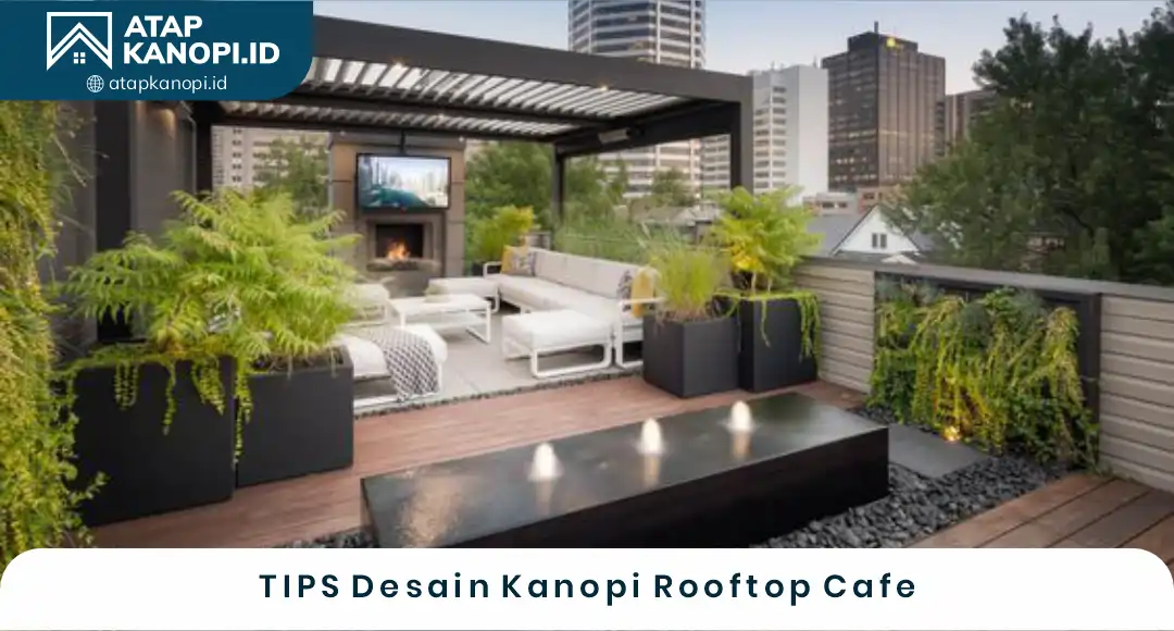02 TIPS Desain Kanopi Rooftop Cafe