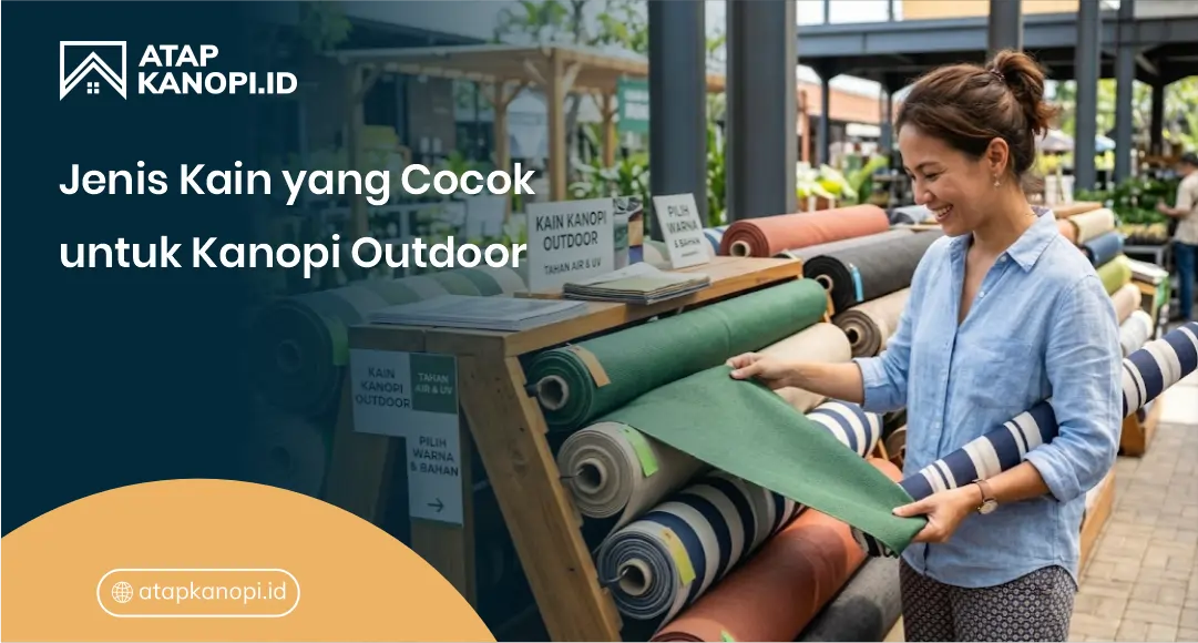 Jenis Kain yang Cocok untuk Kanopi Outdoor