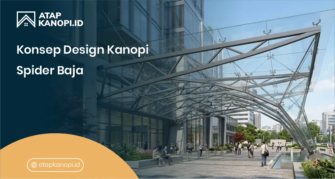 Konsep Design Kanopi Spider Baja