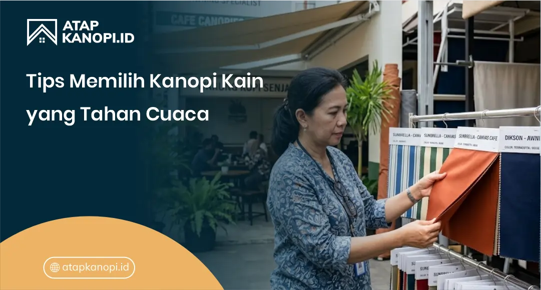 Tips Memilih Kanopi Kain yang Tahan Cuaca