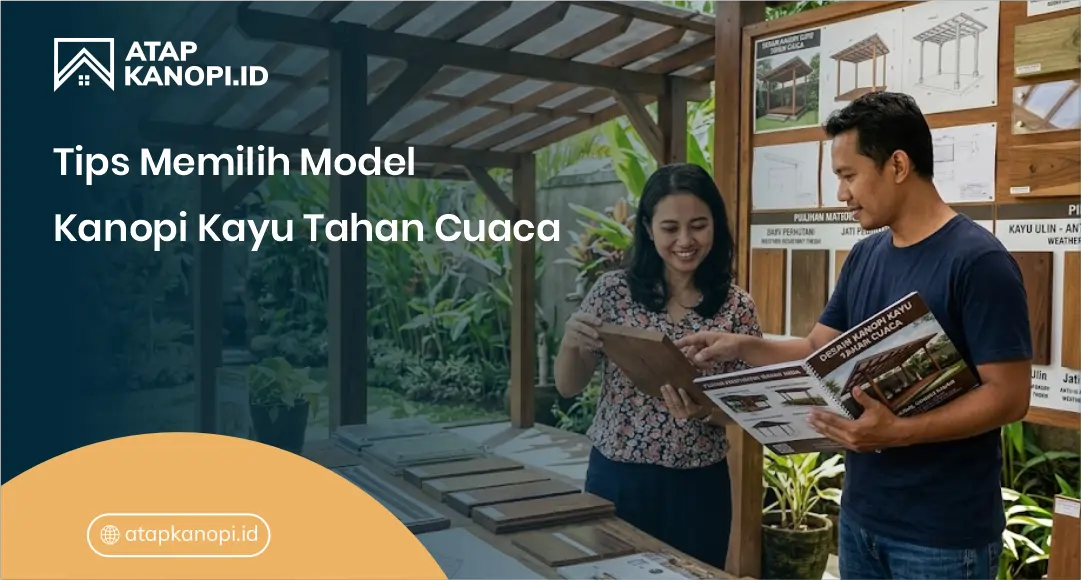 Tips Memilih Model Kanopi Kayu Tahan Cuaca