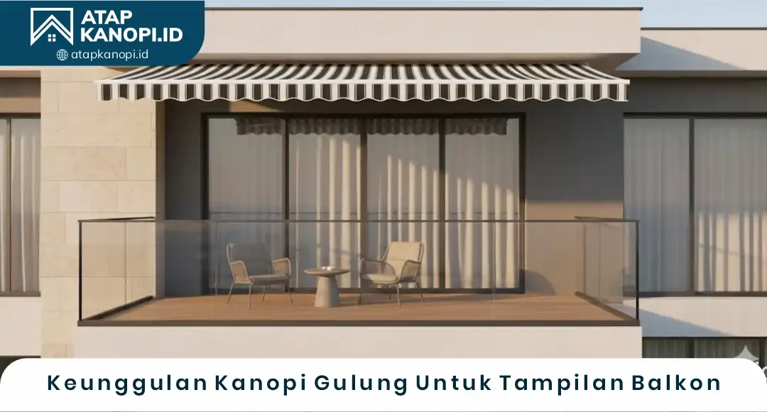 02 Keunggulan Kanopi Gulung Untuk Tampilan Balkon