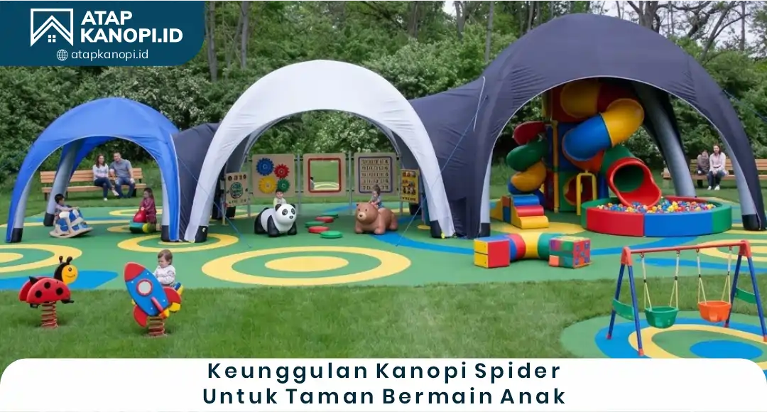 02 Keunggulan Kanopi Spider untuk Taman Bermain Anak