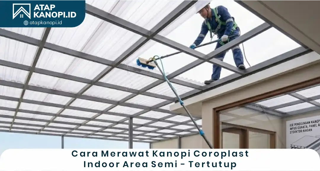Cara Merawat Kanopi Coroplast Indoor Area Semi-Tertutup
