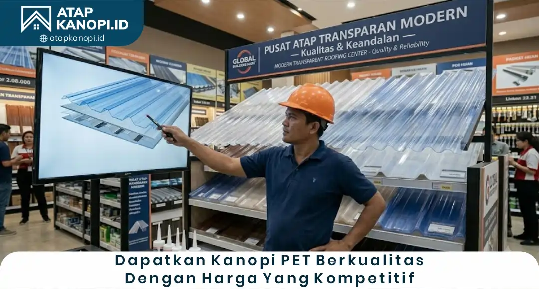 04 Dapatkan Kanopi PET Berkualitas dengan Harga yang Kompetitif