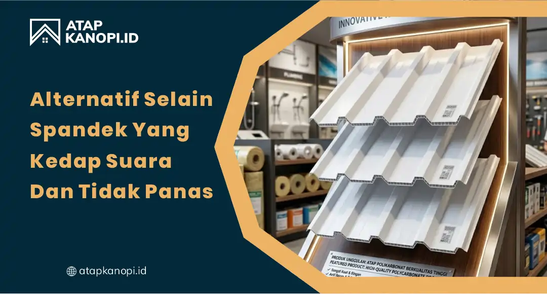 01 Alternatif Selain Spandek yang Kedap Suara dan Tidak Panas