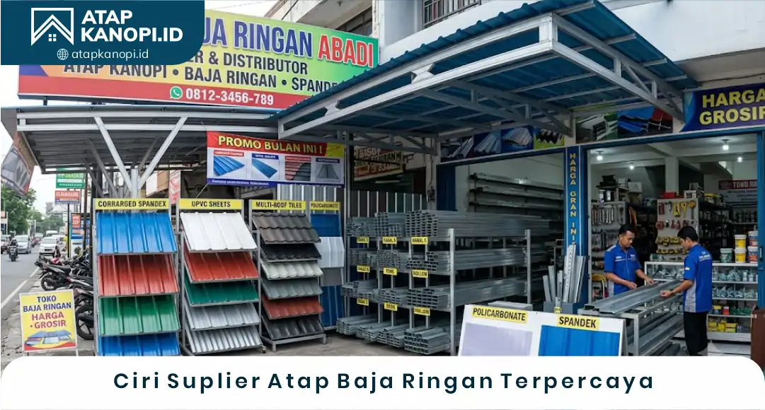 03 Ciri Suplier Atap Baja Ringan Terpercaya