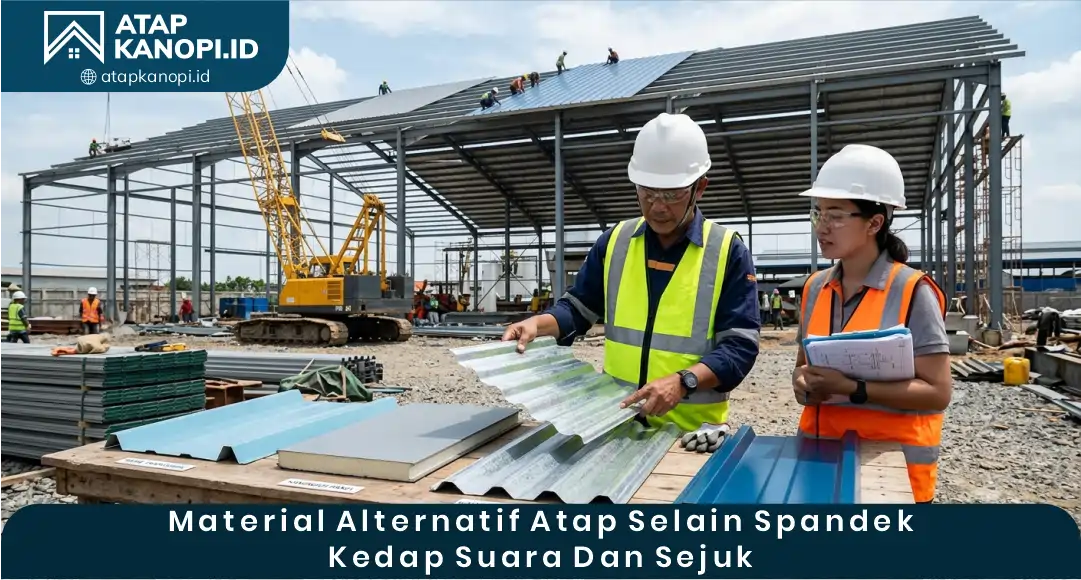 03 Material Alternatif Atap Selain Spandek Kedap Suara dan Sejuk