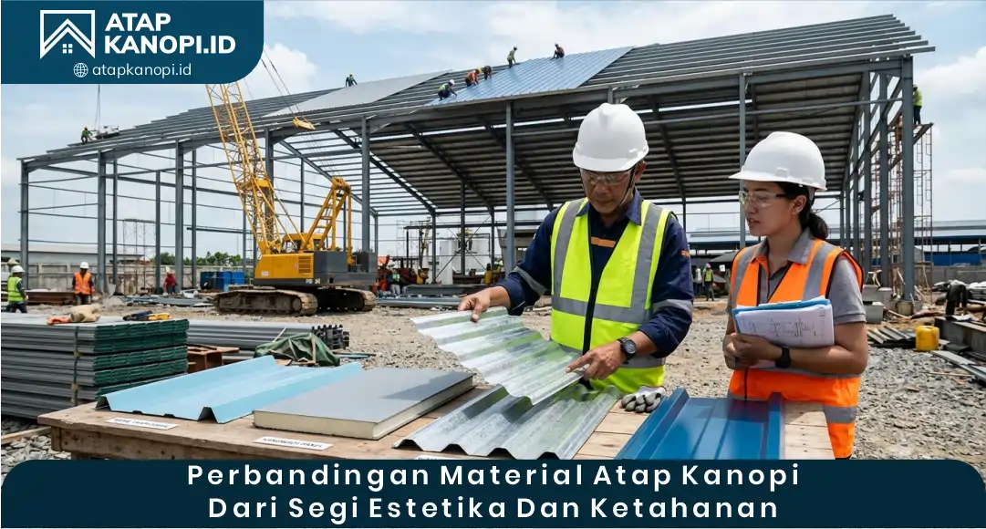 03 Perbandingan Material Atap Kanopi dari Segi Estetika dan Ketahanan