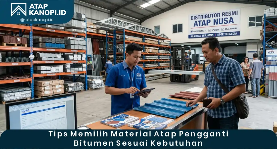 04 Tips Memilih Material Atap Pengganti Bitumen Sesuai Kebutuhan