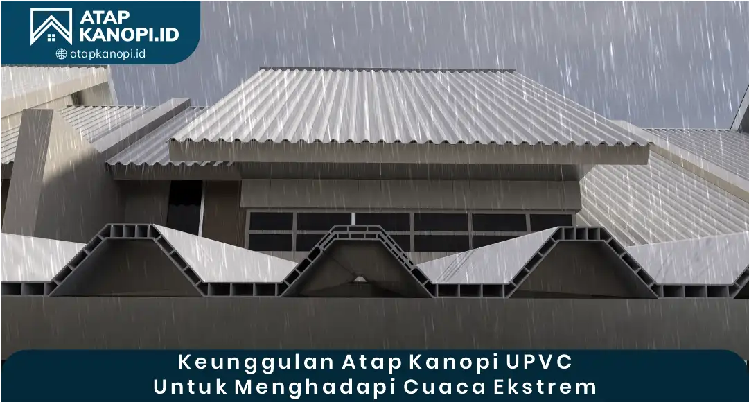 03 Keunggulan Atap Kanopi UPVC untuk Menghadapi Cuaca Ekstrem