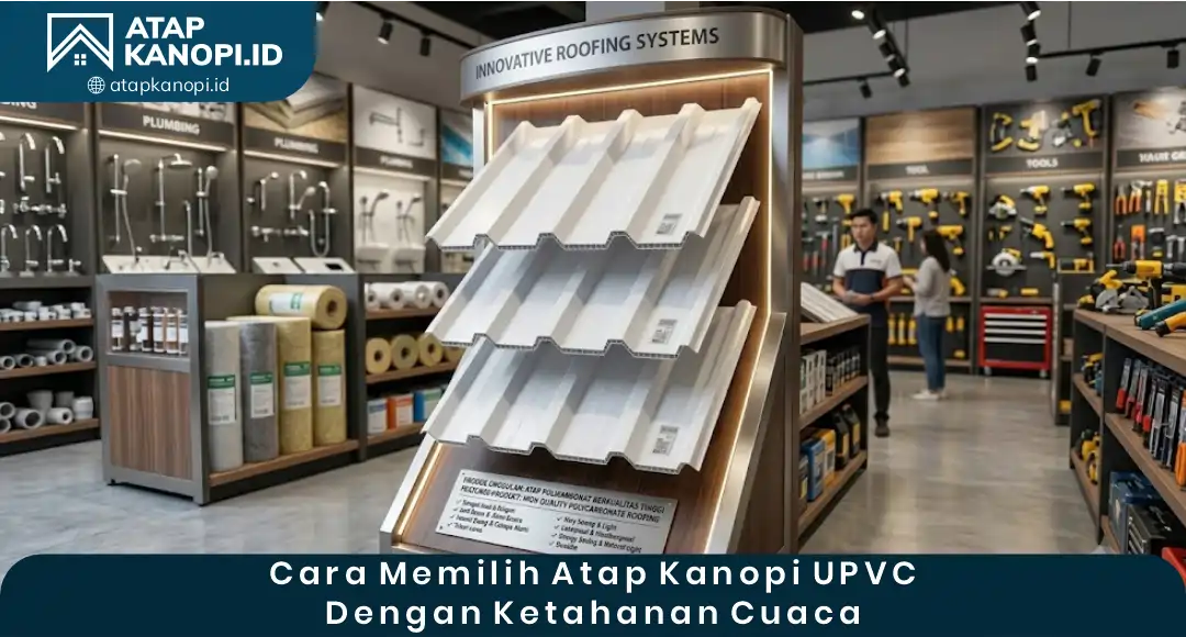 04 Cara Memilih Atap Kanopi UPVC dengan Ketahanan Cuaca